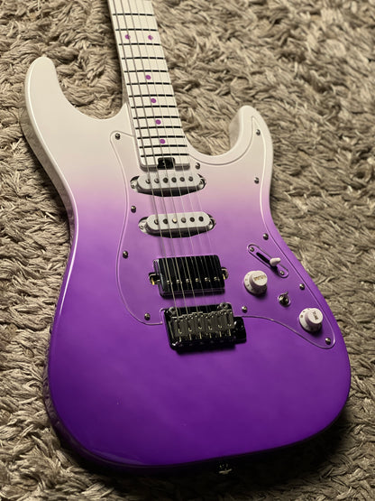 Soloking MS-2 Special in Royal Purple Fade with White Neck Limited Edition