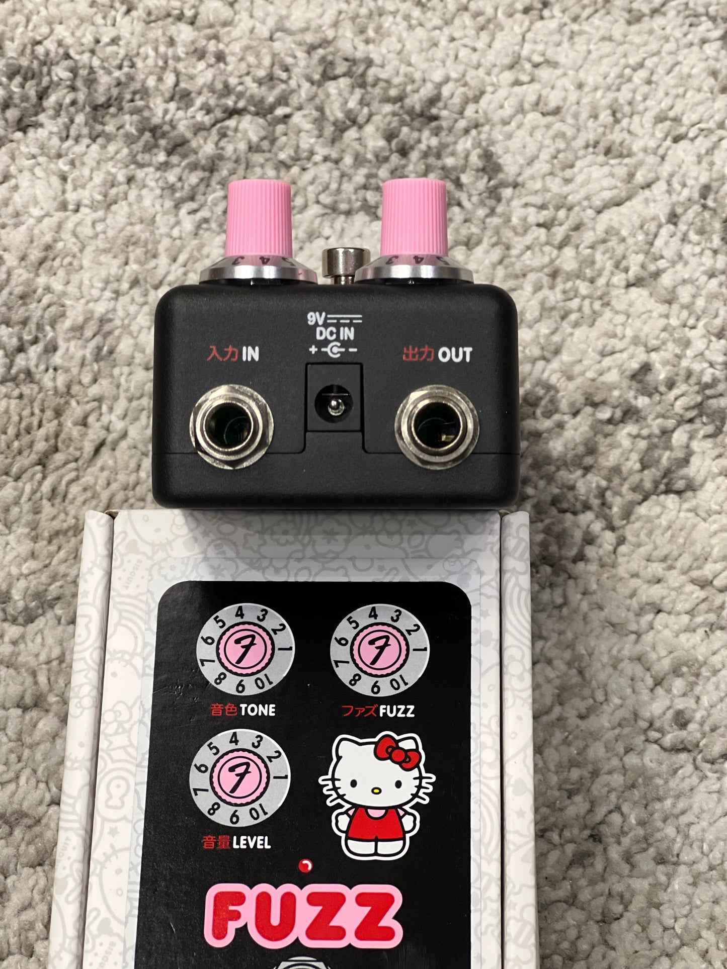 Fender Hello Kitty Fuzz Pedal in Black