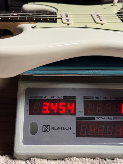 Saito S-622CS SSH Heritage with Rosewood in Olympic White with Mint Green PG 253196