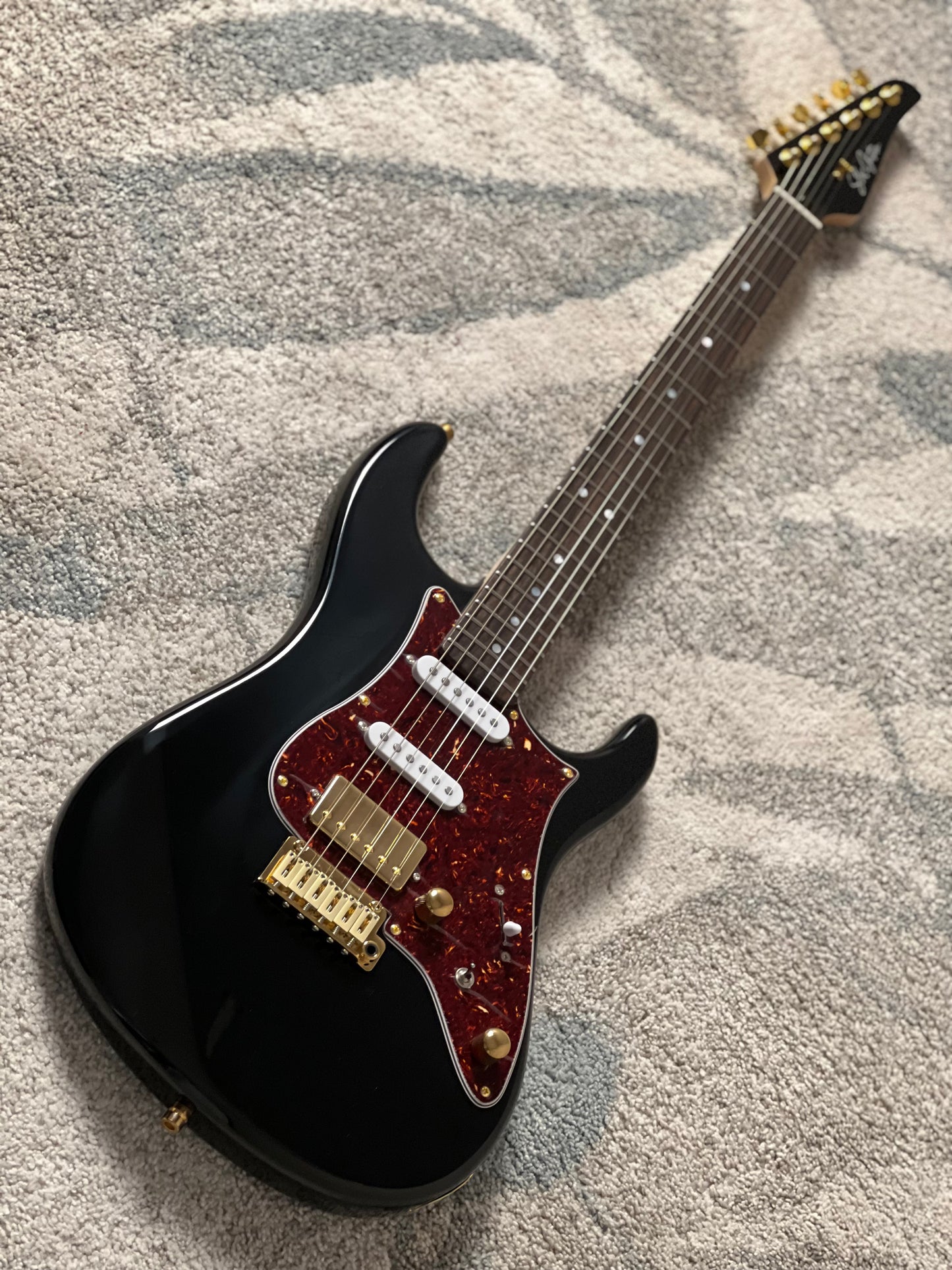 SLX X Dhatarattha Custom DST in High Gloss Black with Rosewood FB