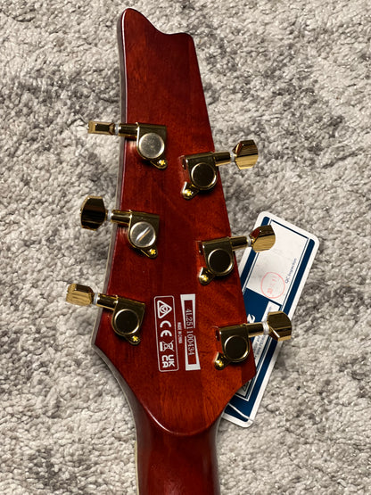 Ibanez Iceman IC420MFM-CML w/IC Bag in Caramel Burst Low Gloss