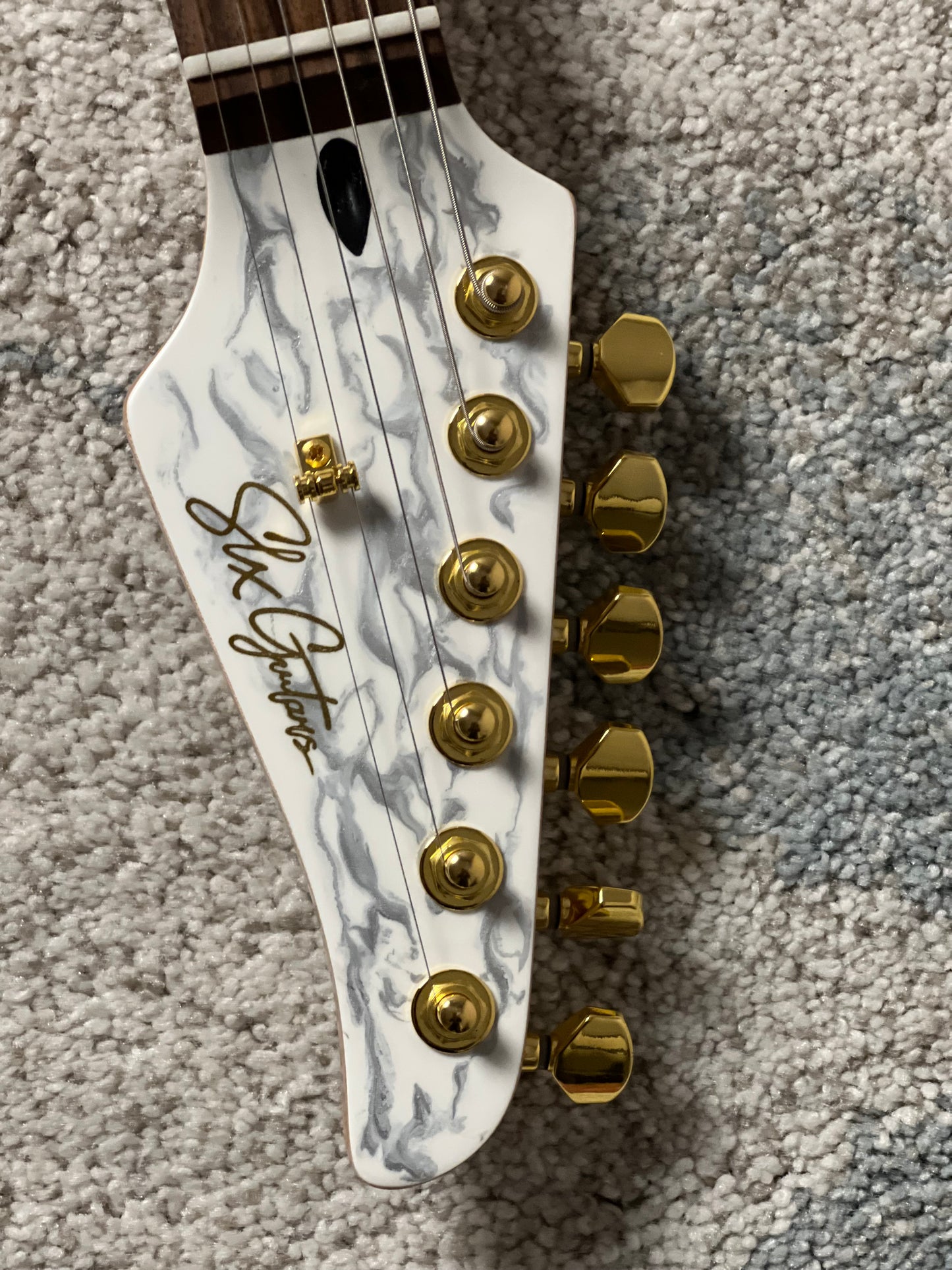 SLX X Dhatarattha Custom DST in Amethyst Shmear with Rosewood FB