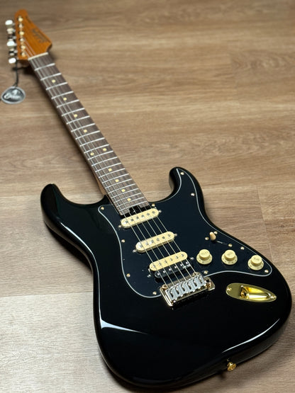 Soloking MS-1 Artisan with Rosewood FB in Black Beauty with Gold Hardware JESCAR