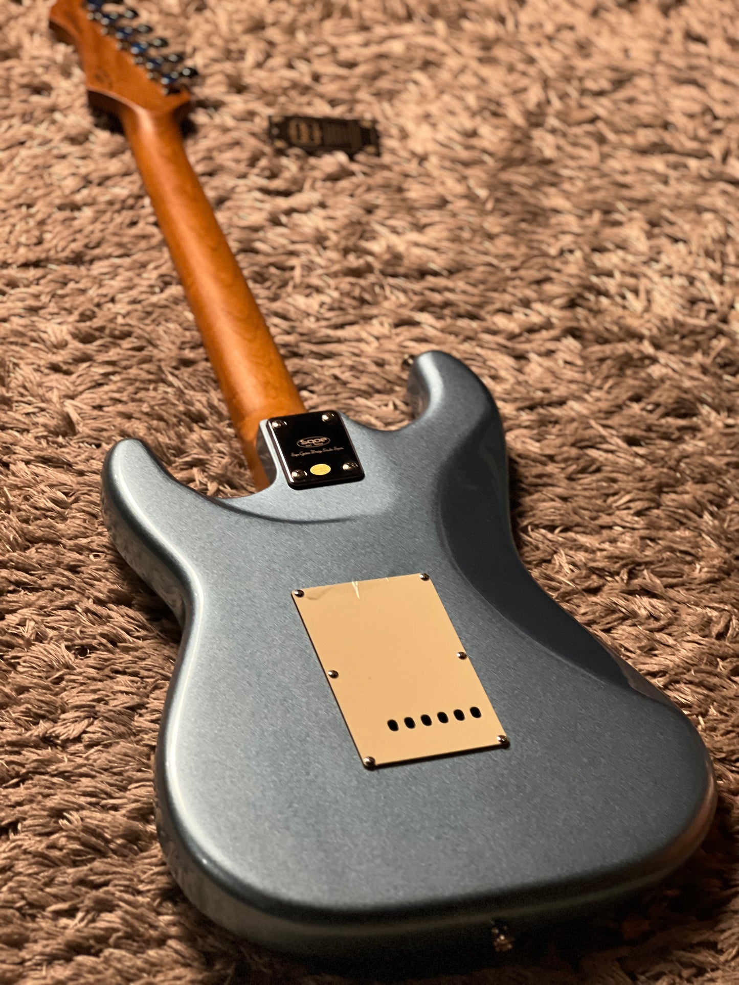 SQOE SEST600 HSS Roasted Maple Series in Ice Blue Metallic