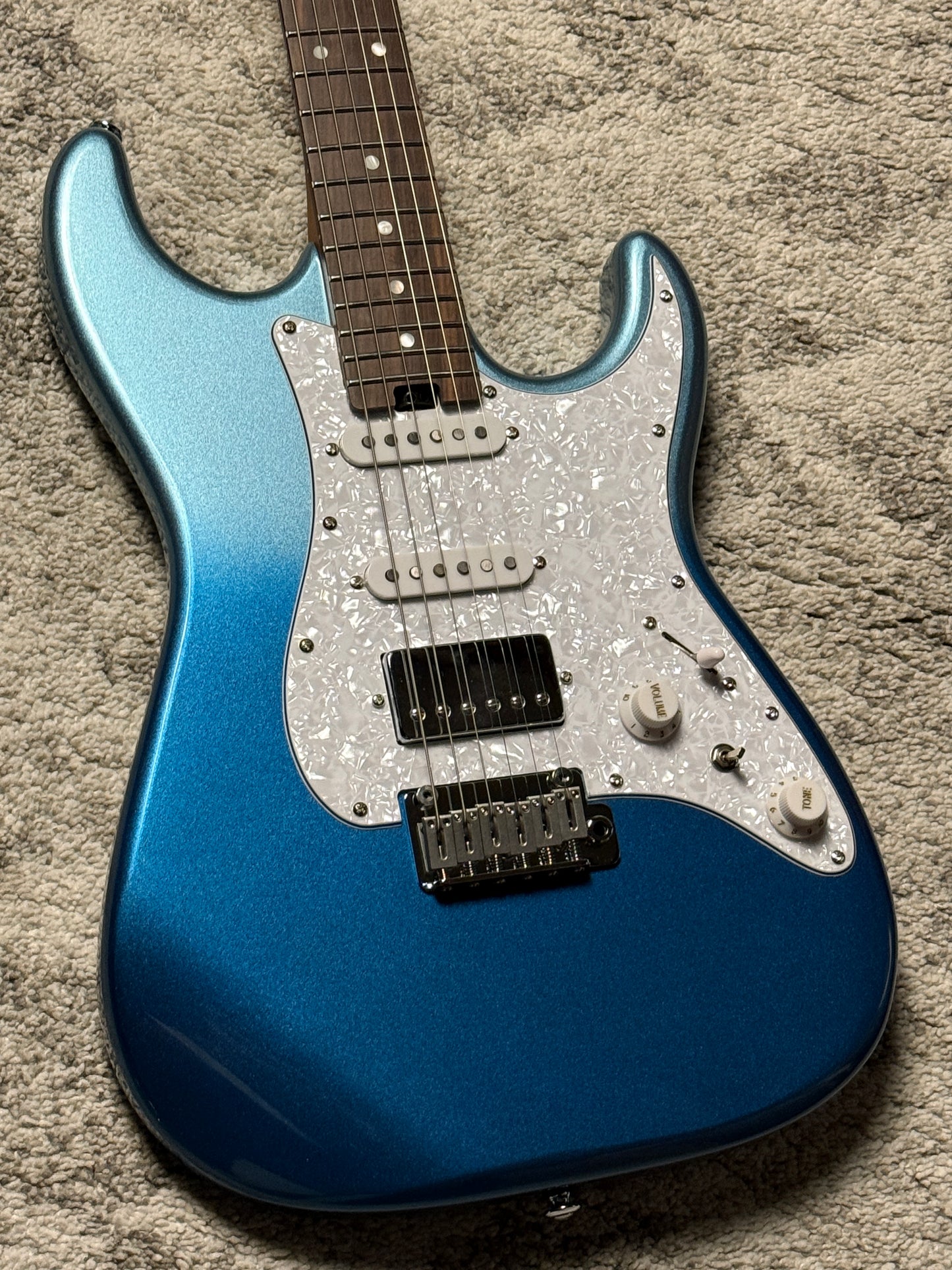 Soloking MS-11 Classic MKII with Rosewood FB in Lake Placid Blue
