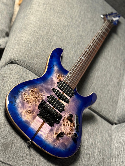 Ibanez Premium S1070PBZ in Cerulean Blue Burst 250812458 (USED)
