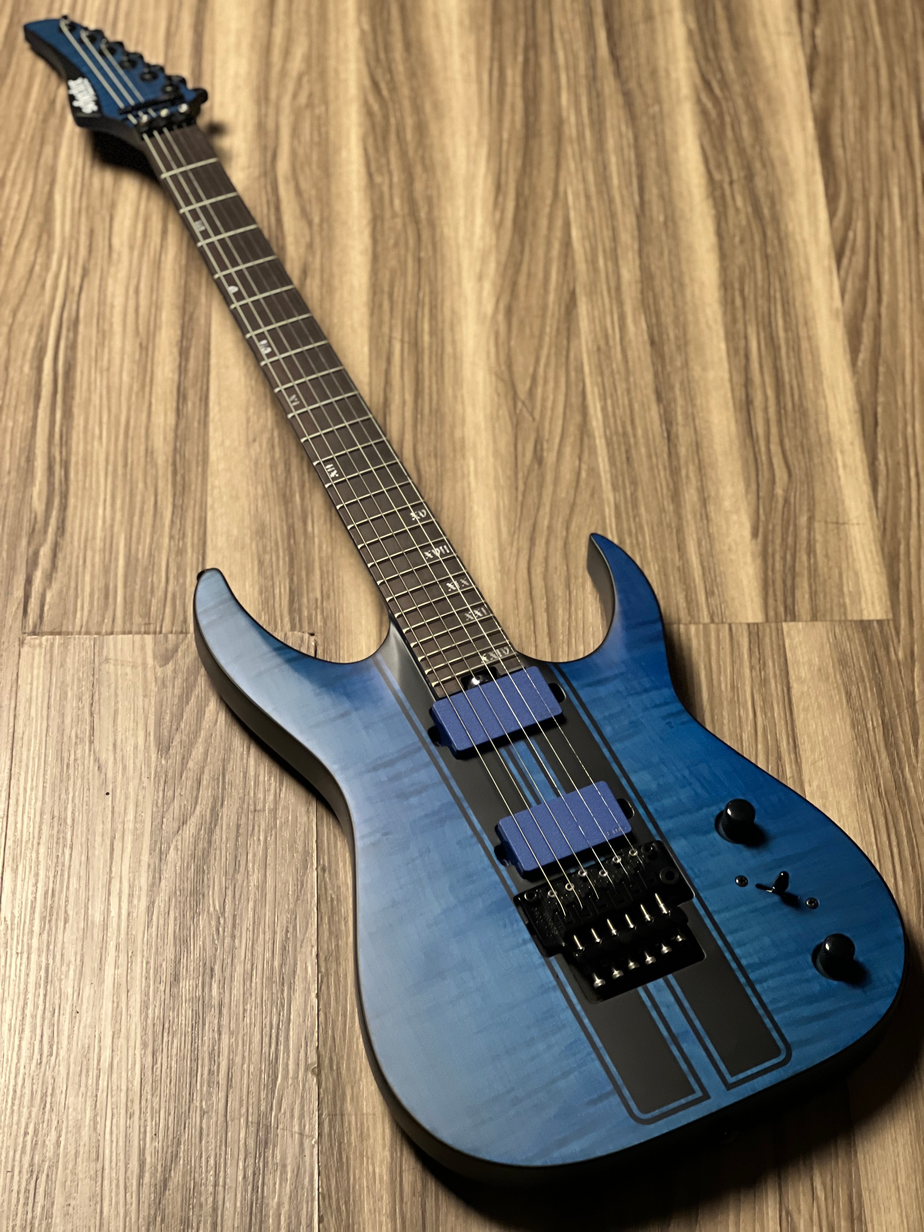 Schecter Banshee GT-6 FR In Satin Trans Blue – nafiriguitar.com