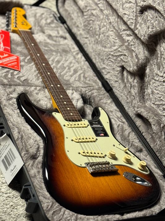 Fender American Professional II Stratocaster with RW FB in Anniversary 2-Tone Sunburst US23082351