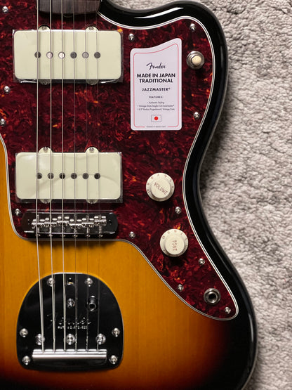 Fender Japan Traditional 60s Jazzmaster with RW FB in 3-Color Sunburst JD25032720