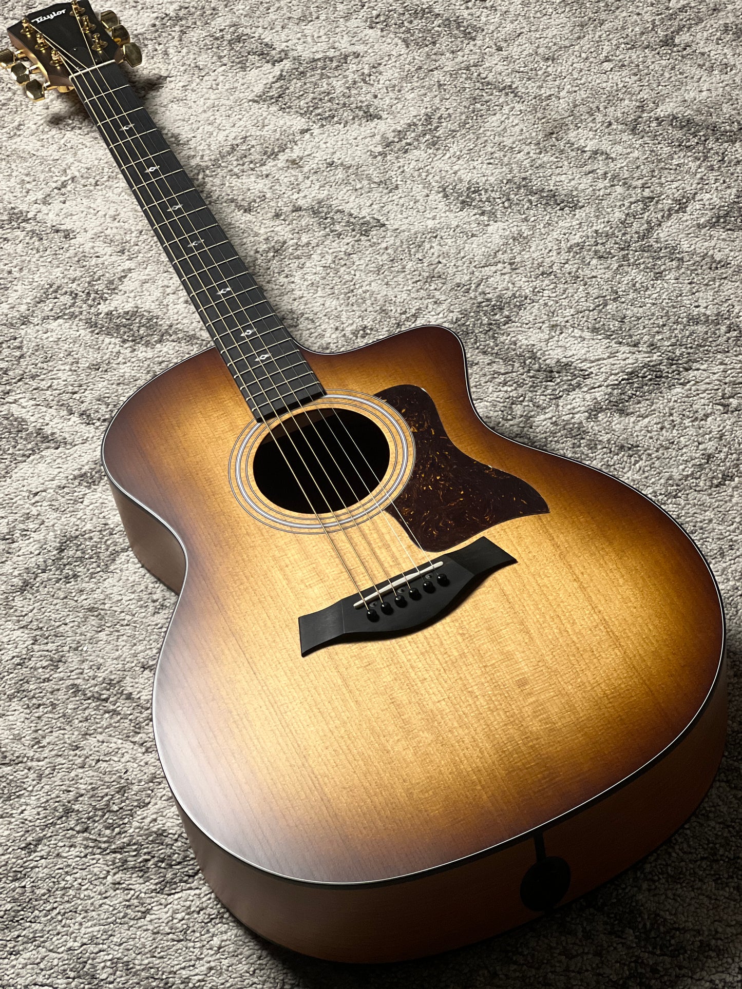 Taylor Sunset Blvd 114ce-S in Shaded Edge Burst Top w/Bag 2206265425