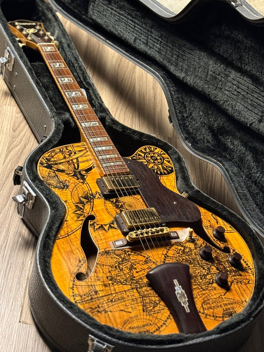 Ibanez AF105SM EE in Exotic Explorer with Hardshell Case S08125686