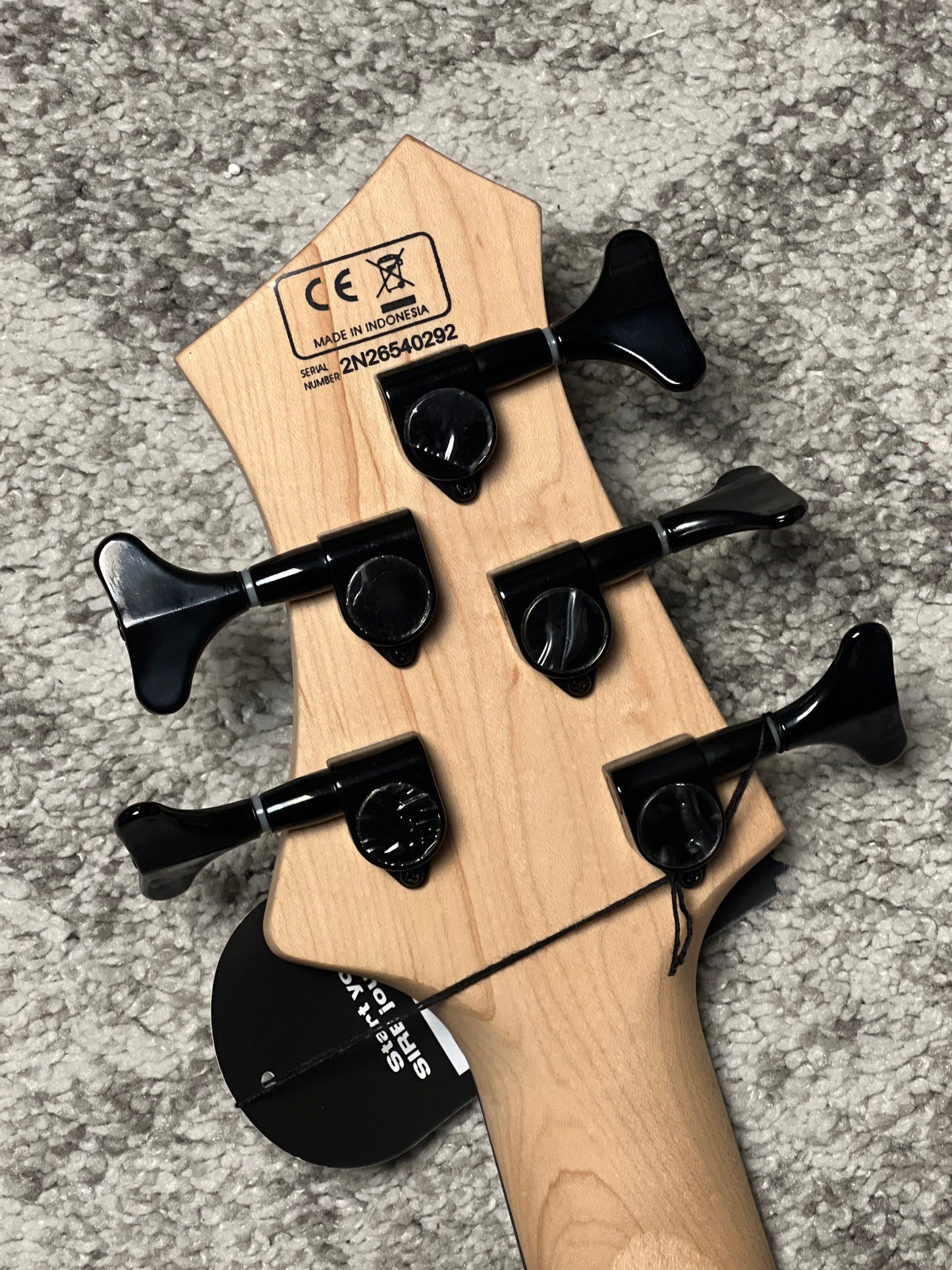 Sire Marcus Miller M2 5 String 2nd Gen Electric Bass in Transparent Black
