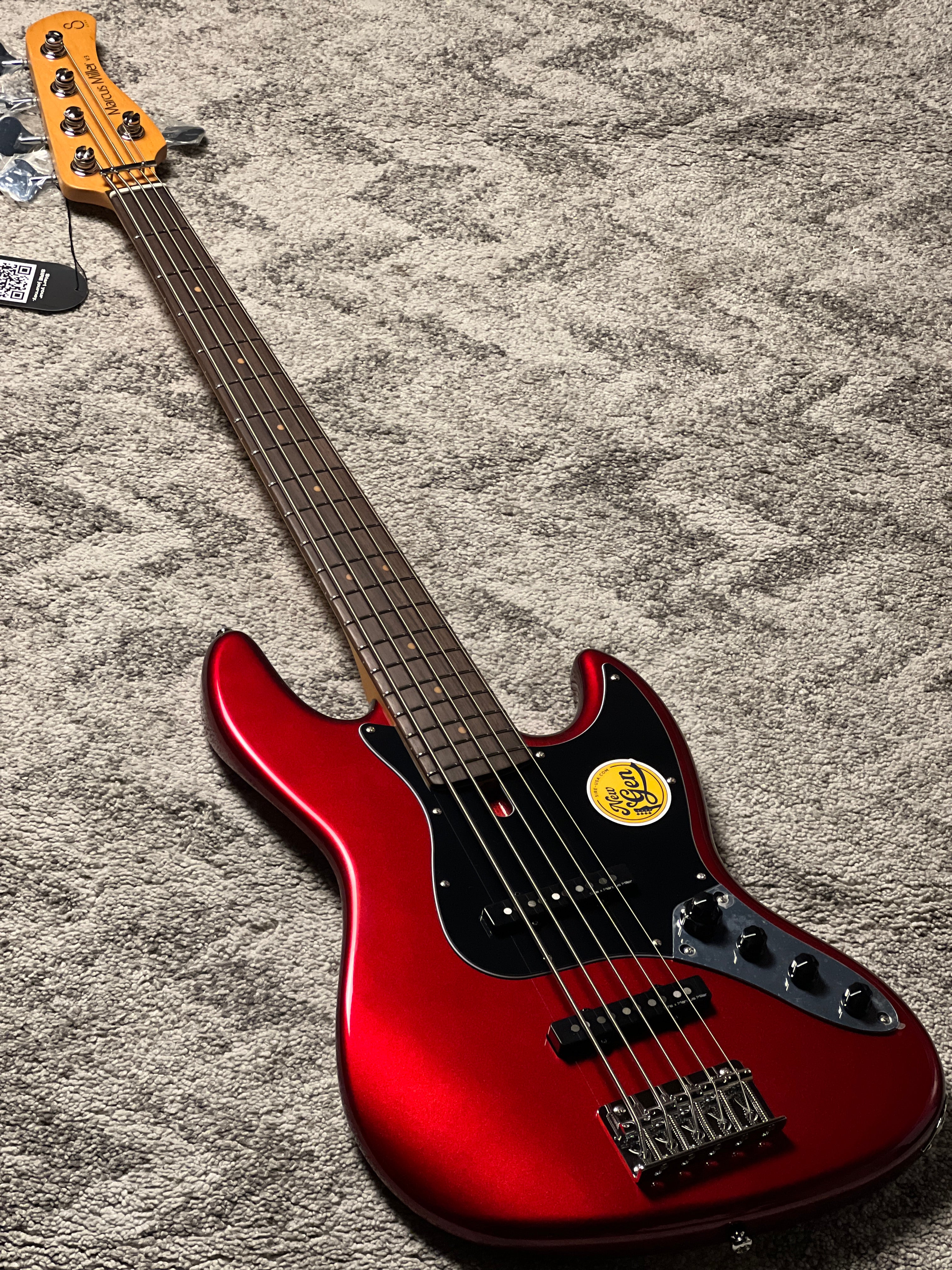 Sire Marcus Miller V3-5 New Gen Electric Bass Guitar in Candy