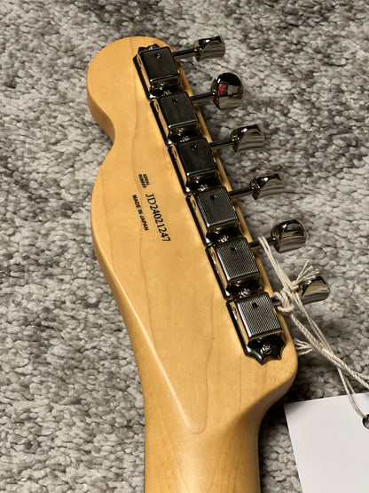 Fender MIJ Limited Kusumi Color Telecaster Thinline with RW FB In Kusumi White JD24021247