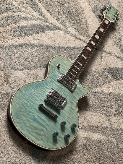 Dhatarattha Custom DLP in Seafoam Green with 5A Quilt Top