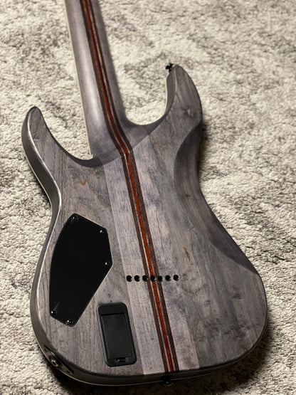 Schecter C-7 SLS Elite Evil Twin in Satin Black W26010882