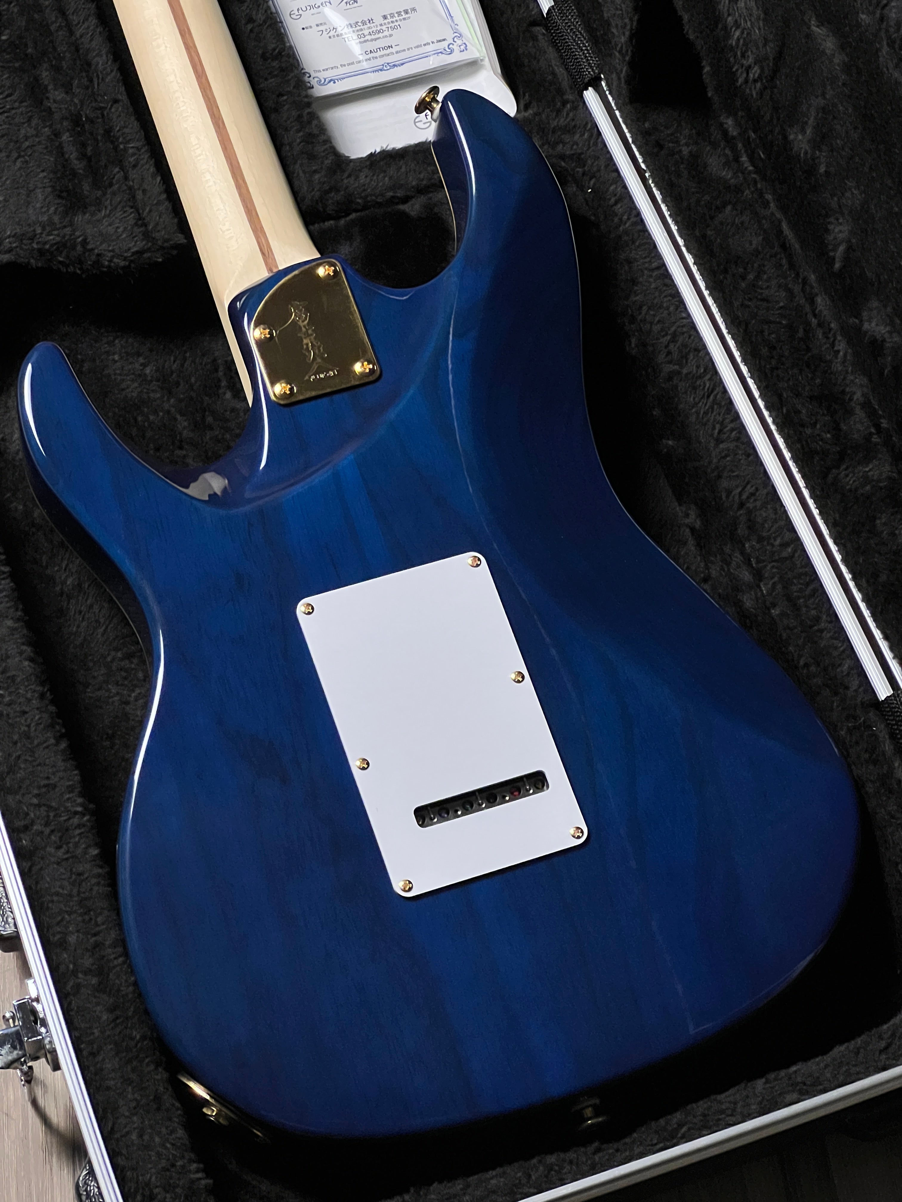 Fujigen FGN Guitars Expert EOS Odyssey in Navy Blue with Hardshell
