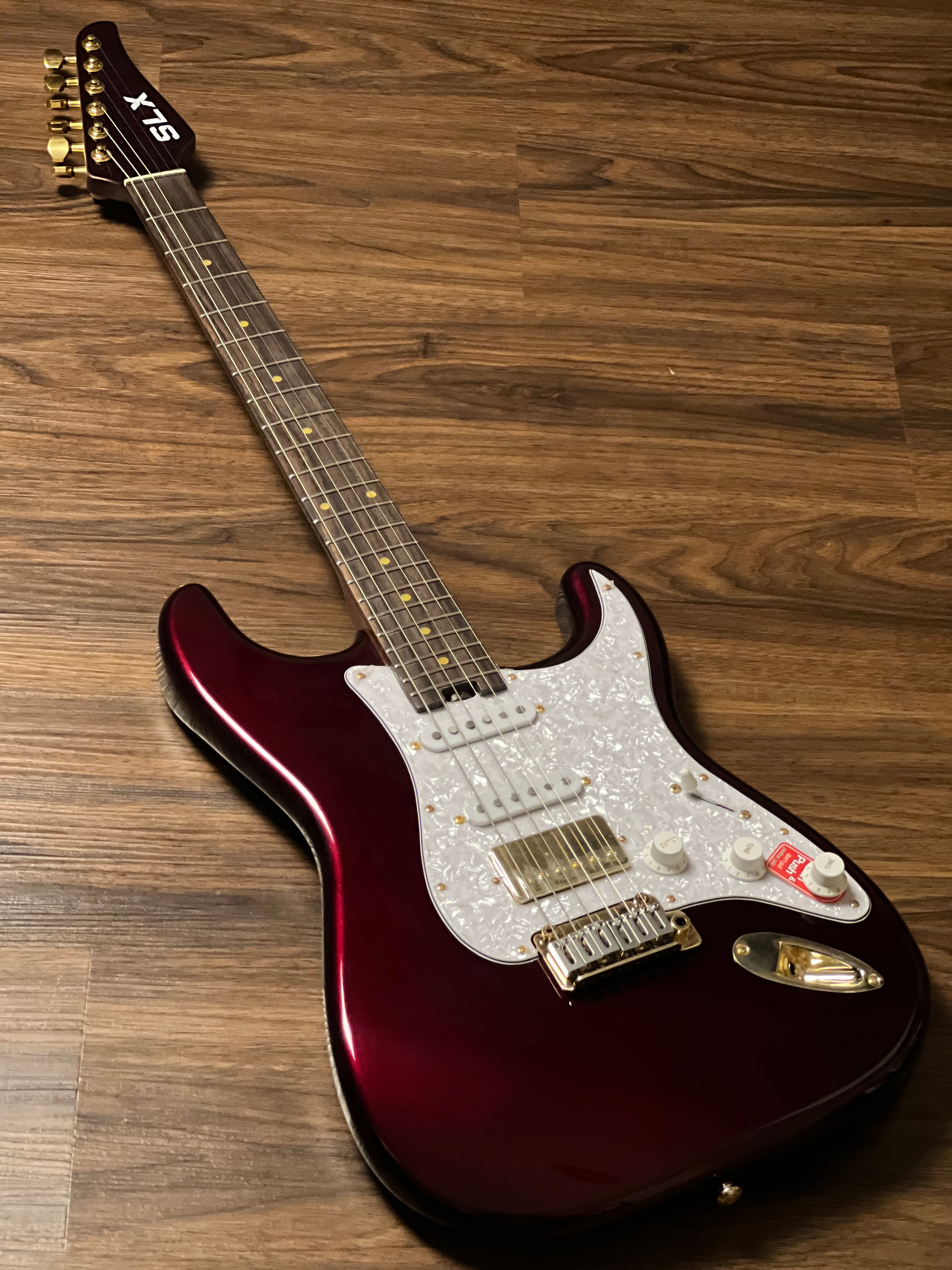 SLX Hawk Classic 22 HSS in Oxblood with Rosewood FB and Gold Hardware ...