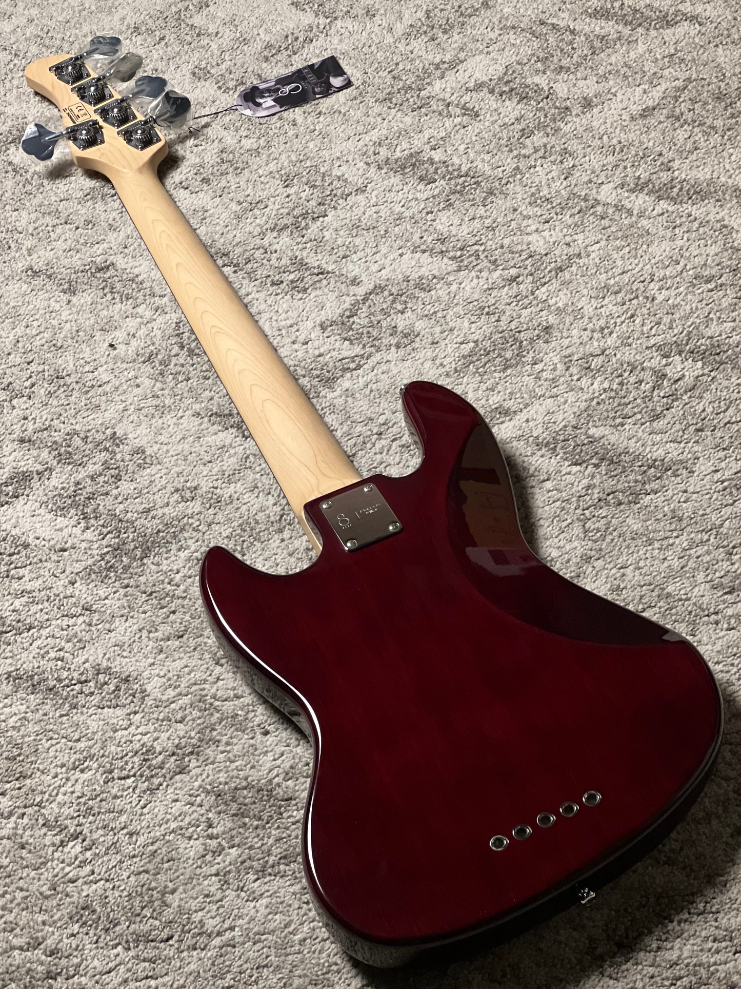 Sire Marcus Miller V3P Passive 5-String Bass Guitar in Tobacco Satin