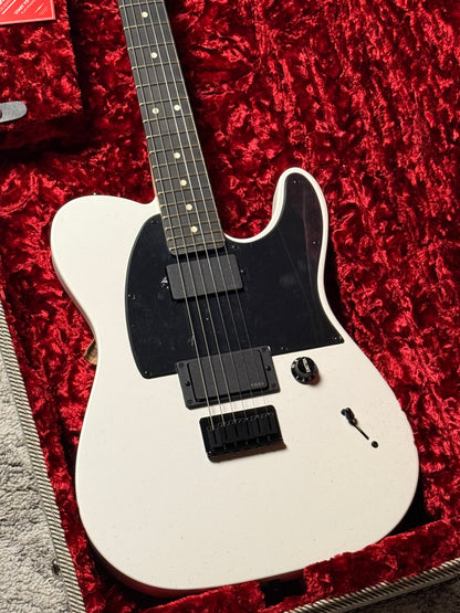 Fender Artist Jim Root Telecaster Guitar Ebony Neck in Flat White MX23095269