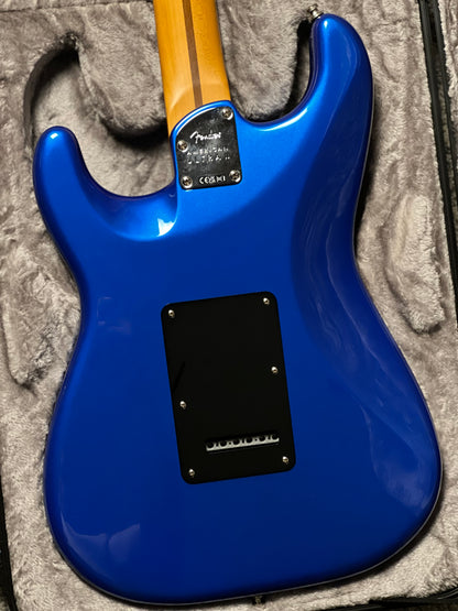 Fender American Ultra II Stratocaster HSS with Ebony FB in Noble Blue US240030709