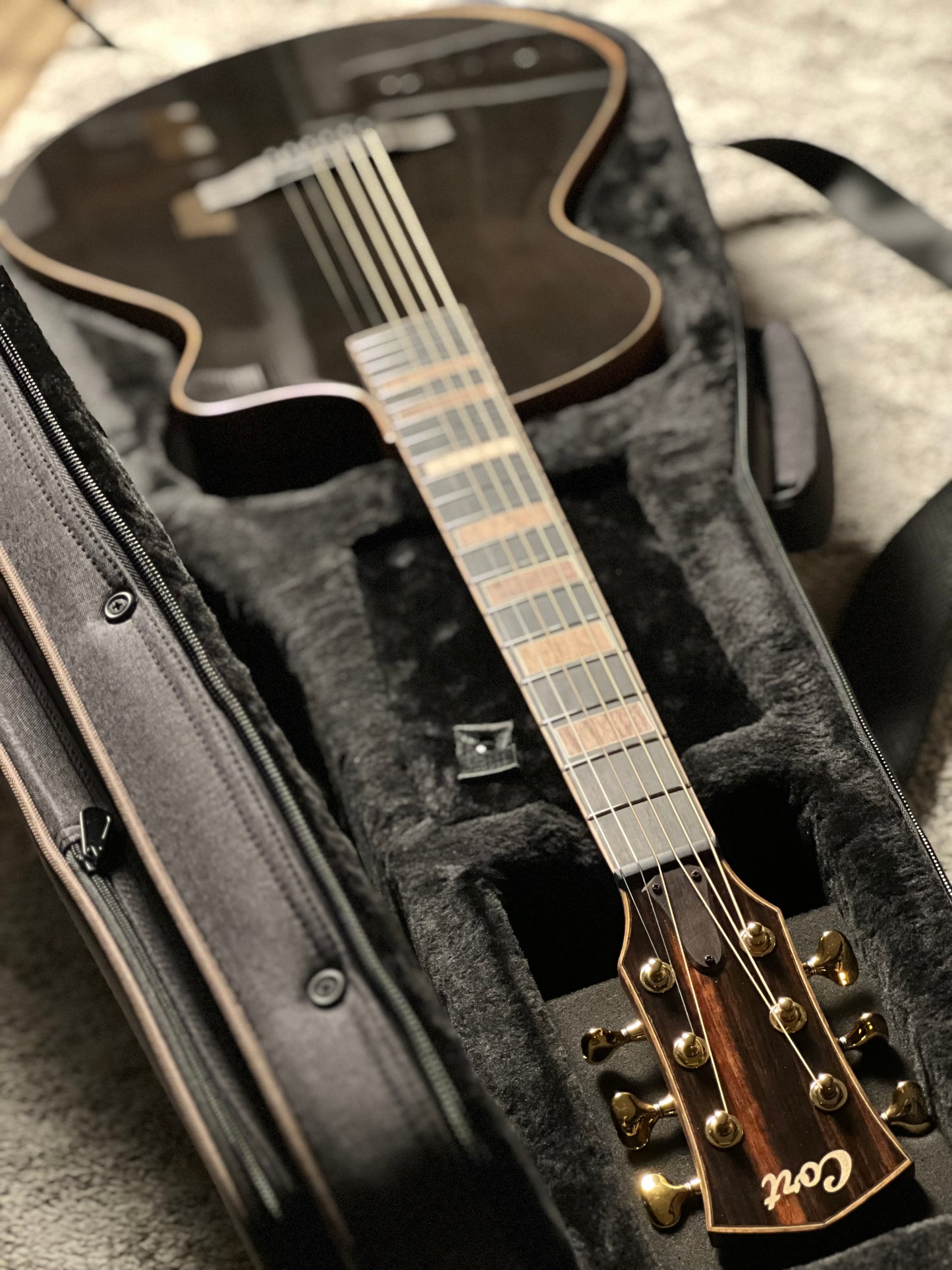 Cort Modern TBK in Trans Black Gloss CA260402762