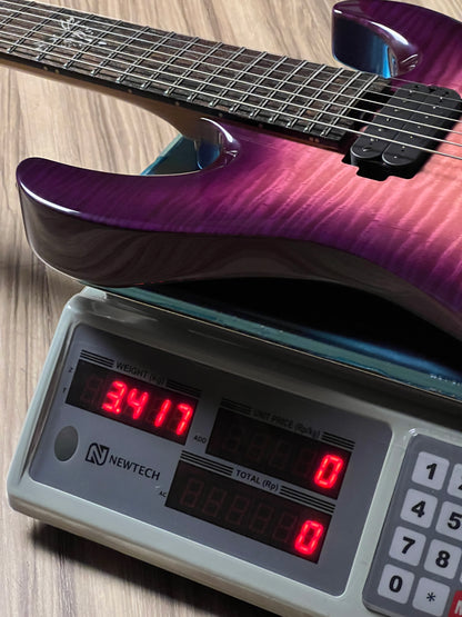 Shijie JA-7 Custom Shop in Transparent Purple Burst 2403