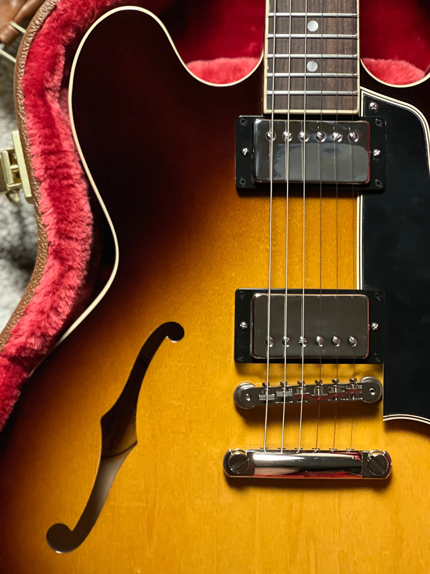 Gibson ES-335 '50s Semi-Hollow Electric Guitar in Vintage Tobacco Burst 205860058