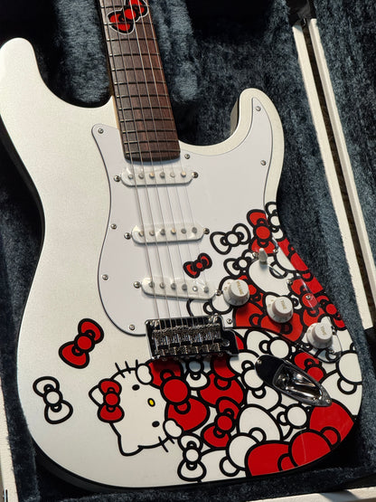Fender Japan Limited Edition Hello Kitty Stratocaster with Case