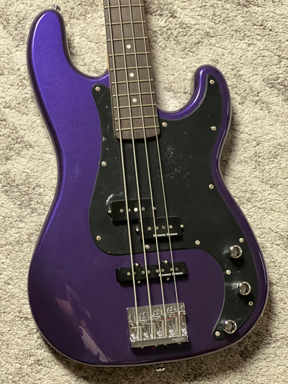 ESP LTD Surveyor 87 Bass Guitar in Dark Metallic Purple W23060091