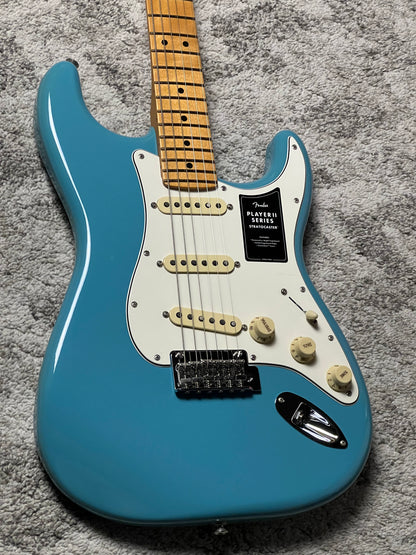 Fender Player II Stratocaster with Maple FB in Aquatone Blue