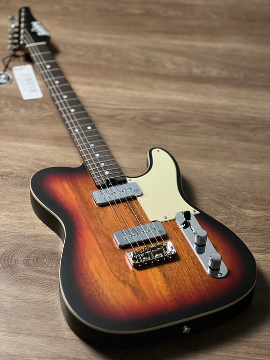 Soloking MT-1 Deluxe P90 in 3-Tone Sunburst