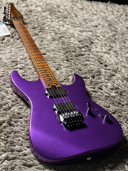 Soloking MS-1 Custom 24 HH FR Flat Top in Deep Purple Nafiri Special Run