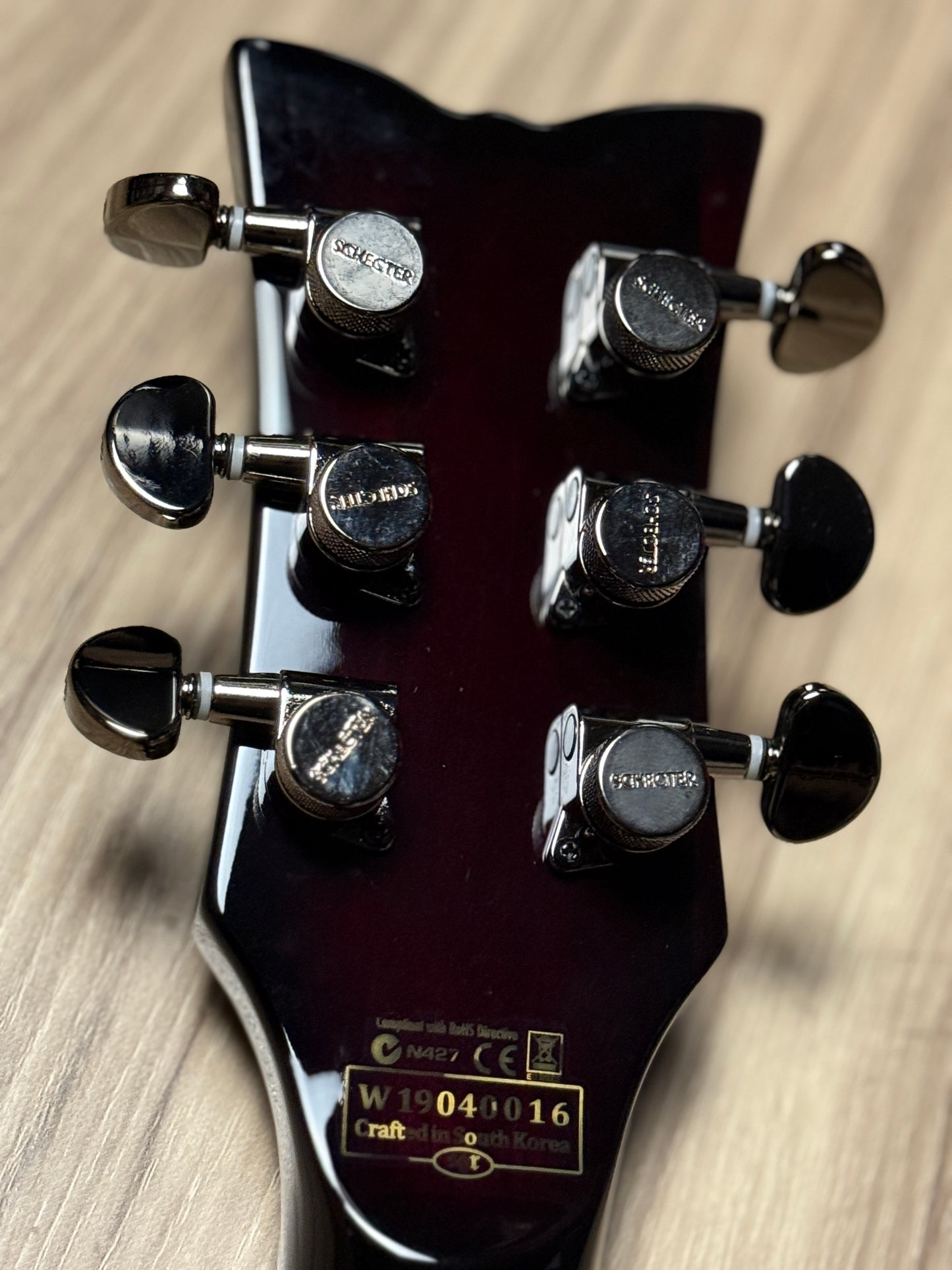 Schecter Hellraiser Solo-II Passive in Black Cherry W19040016