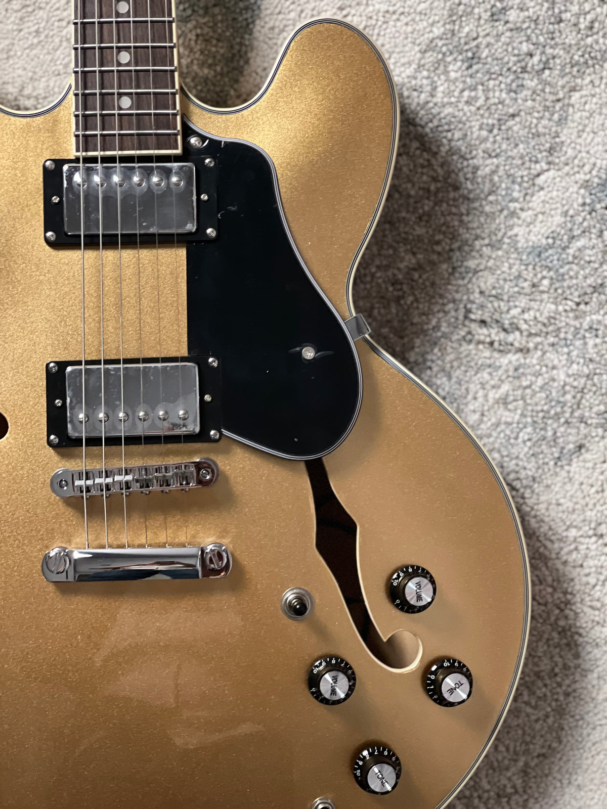 Soloking SH-335 Heritage in Gold Metallic