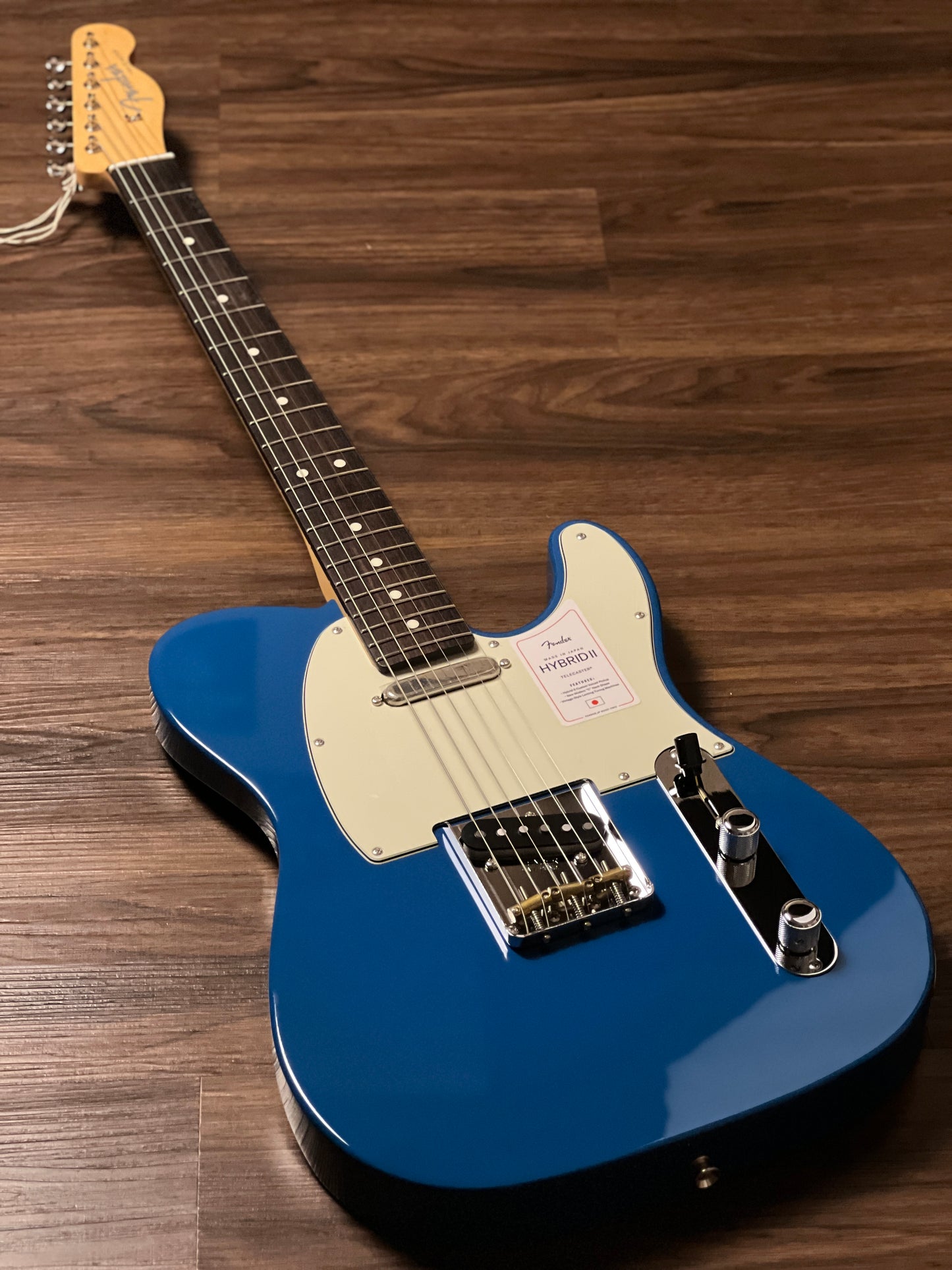 Fender Japan Hybrid II Telecaster with Rosewood FB in Forest Blue JD23020067