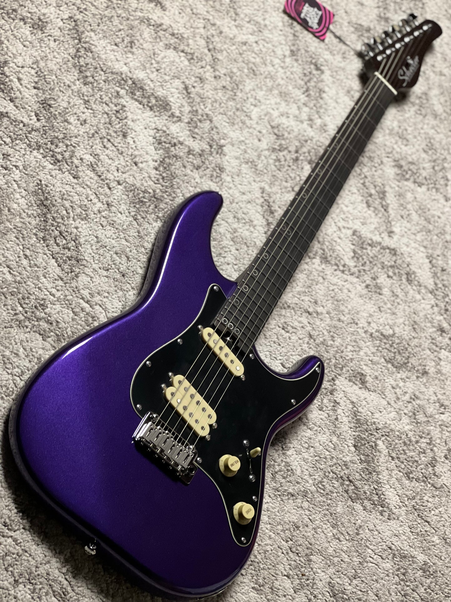 Schecter MV-6 with Ebony Fingerboard in Metallic Purple IM25051602