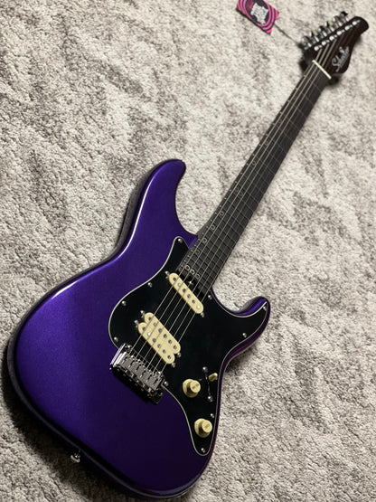 Schecter MV-6 with Ebony Fingerboard in Metallic Purple IM25051602