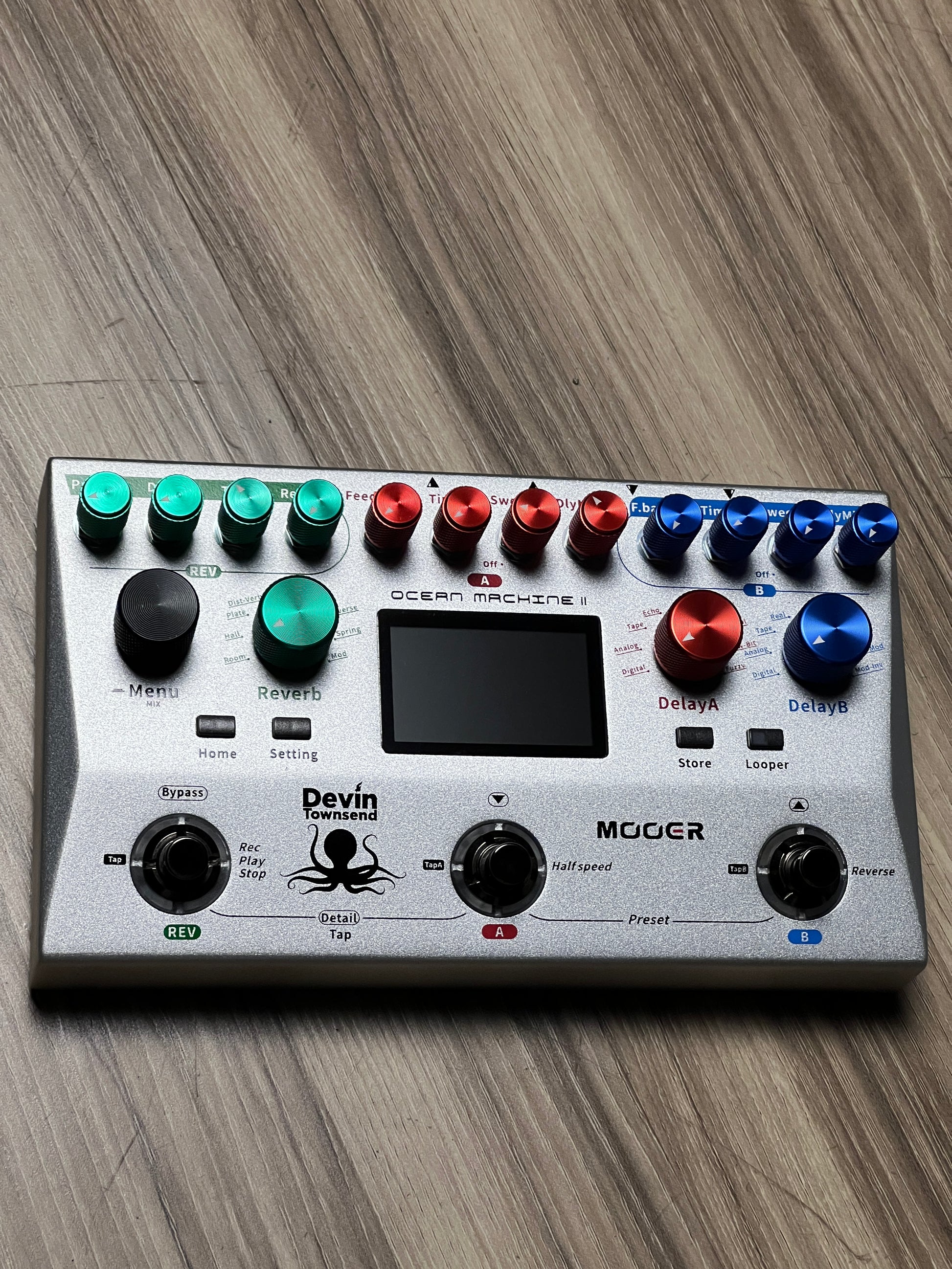 devin townsend pedal Mooer Ocean Machine II Devin Townsend Signature Dual Delay & Reverb Pe – nafiriguitar.com