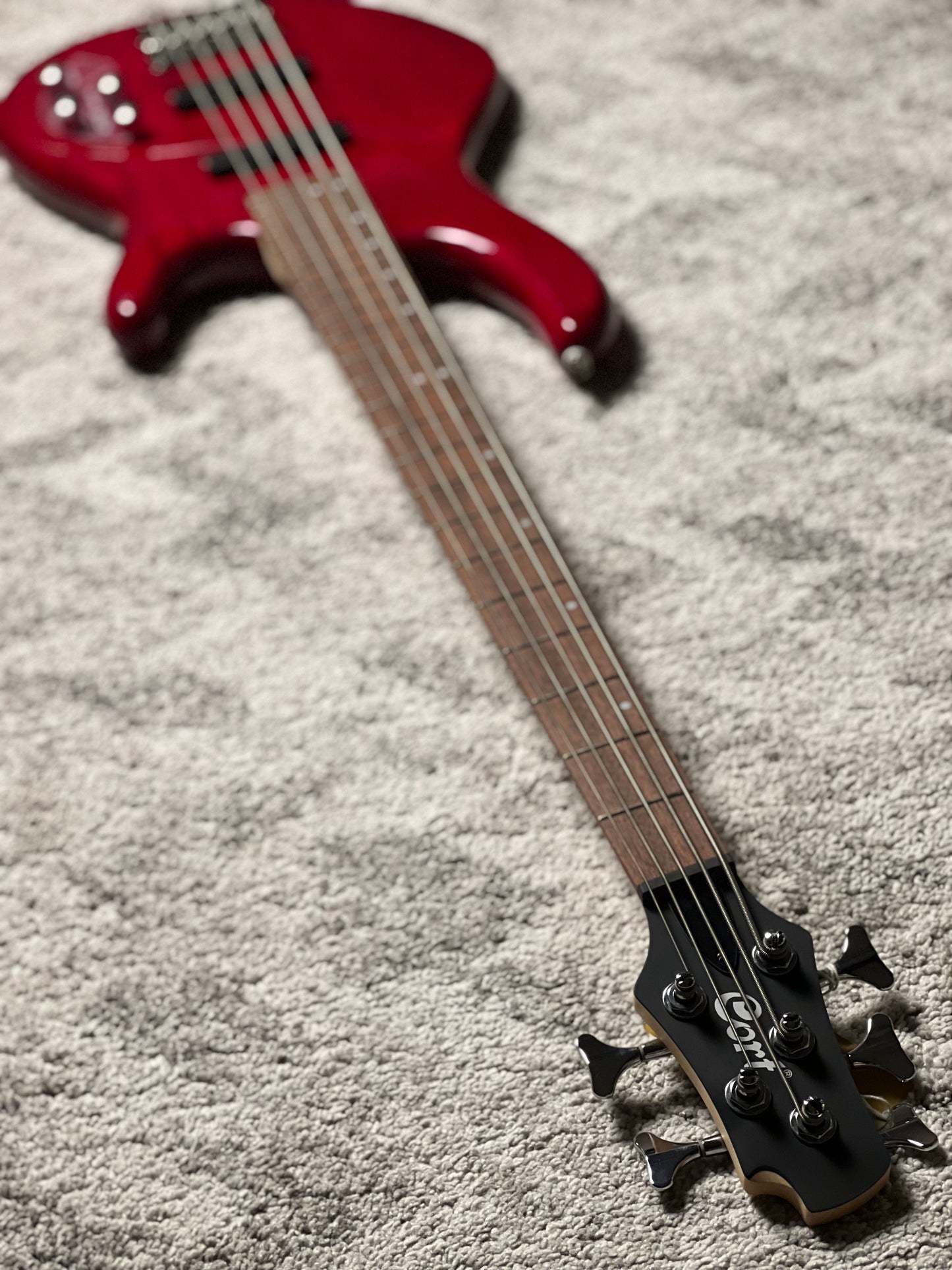 Cort Bass Action V Plus TR in Torino Red