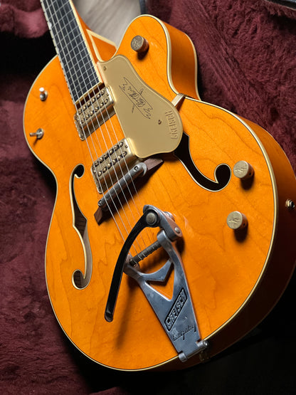 Gretsch G6120-1959 Chet Atkins Hollowbody w/Bigsby in Vintage Orange Stain (USED) JT09041398