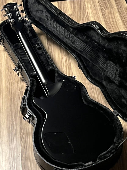 Gibson Les Paul Standard Modern Quilt Mark Morton in Translucent Ebony Burst Satin w/Case 230350246