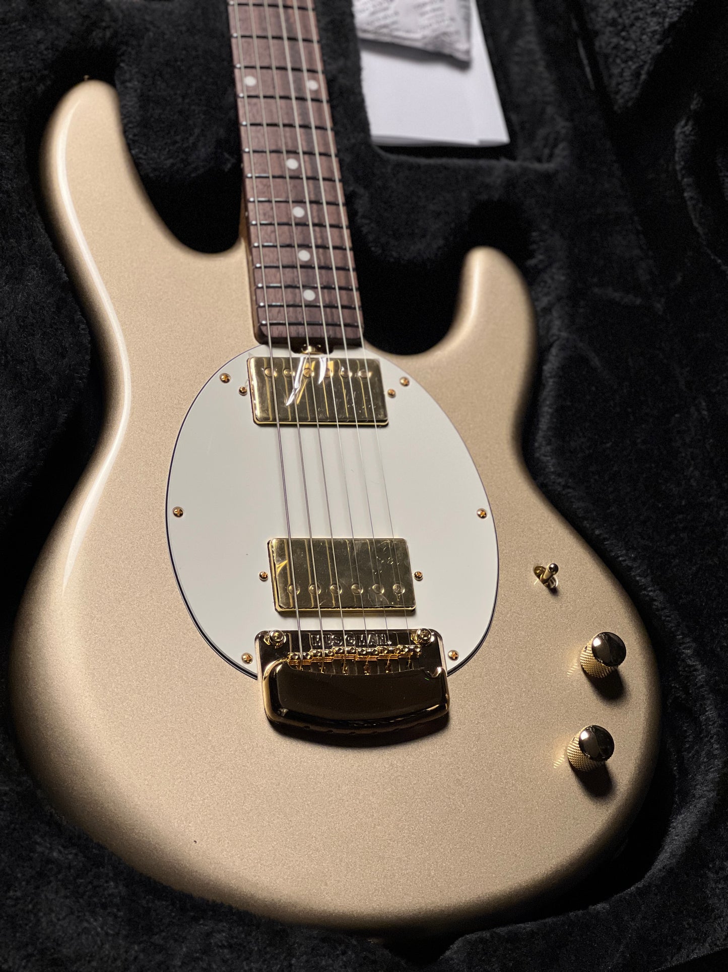 Music Man StingRay II Cory Wong Signature Electric Guitar in Cashmere S12099