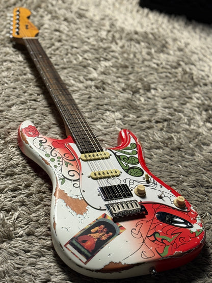 Dhatarattha Classic DST HSS 1967 "Monterey" with Rosewood FB and Nitrocellulose Lacquer Relic