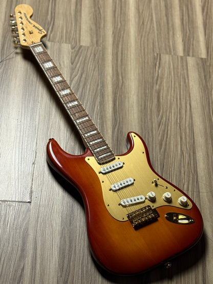 Squier 40th Anniversary Gold Edition Stratocaster in Sienna Sunburst (USED) ISSK21006456
