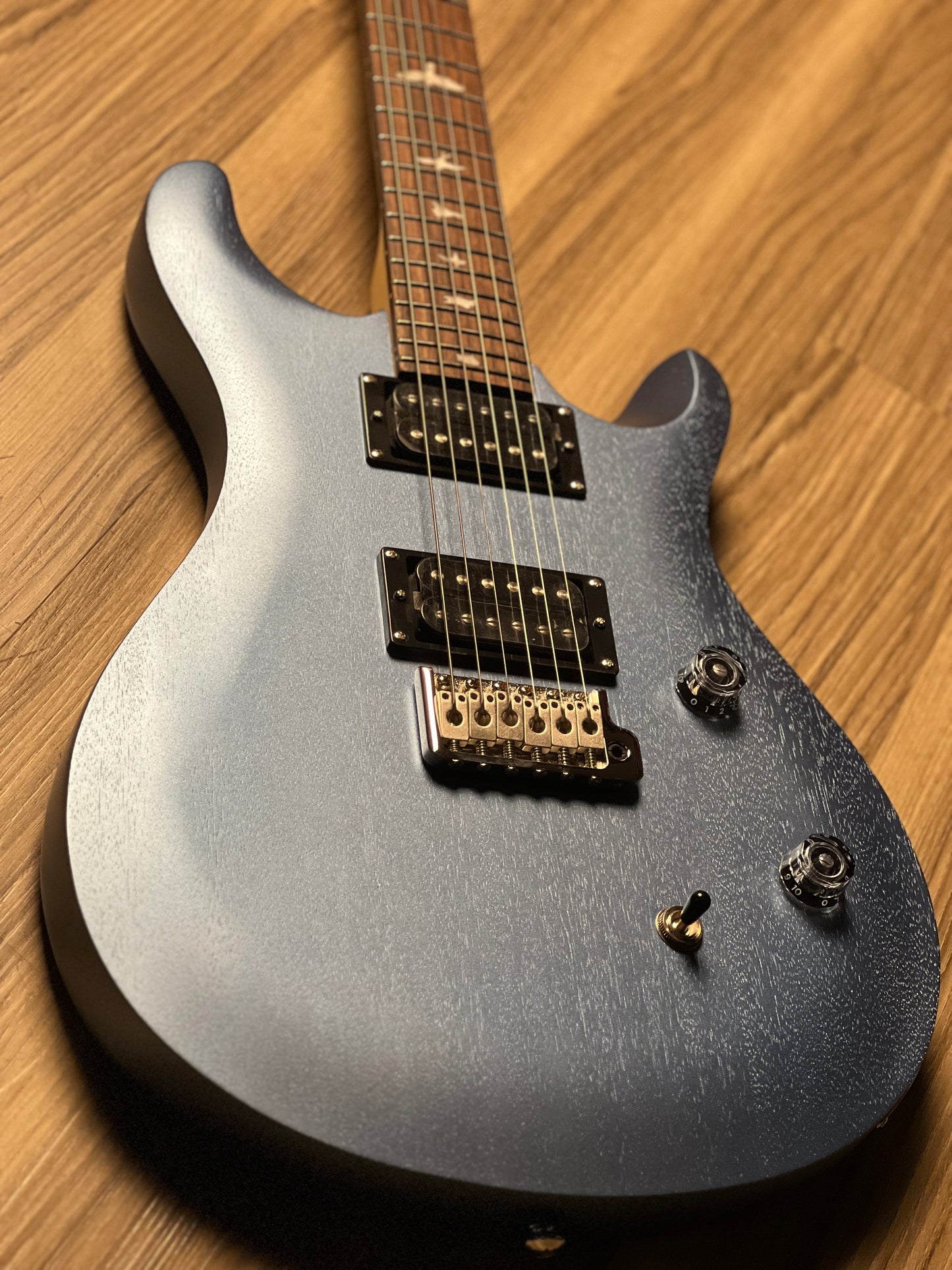 PRS SE CE 24 standard Satin Ice Blue Metallic Satin