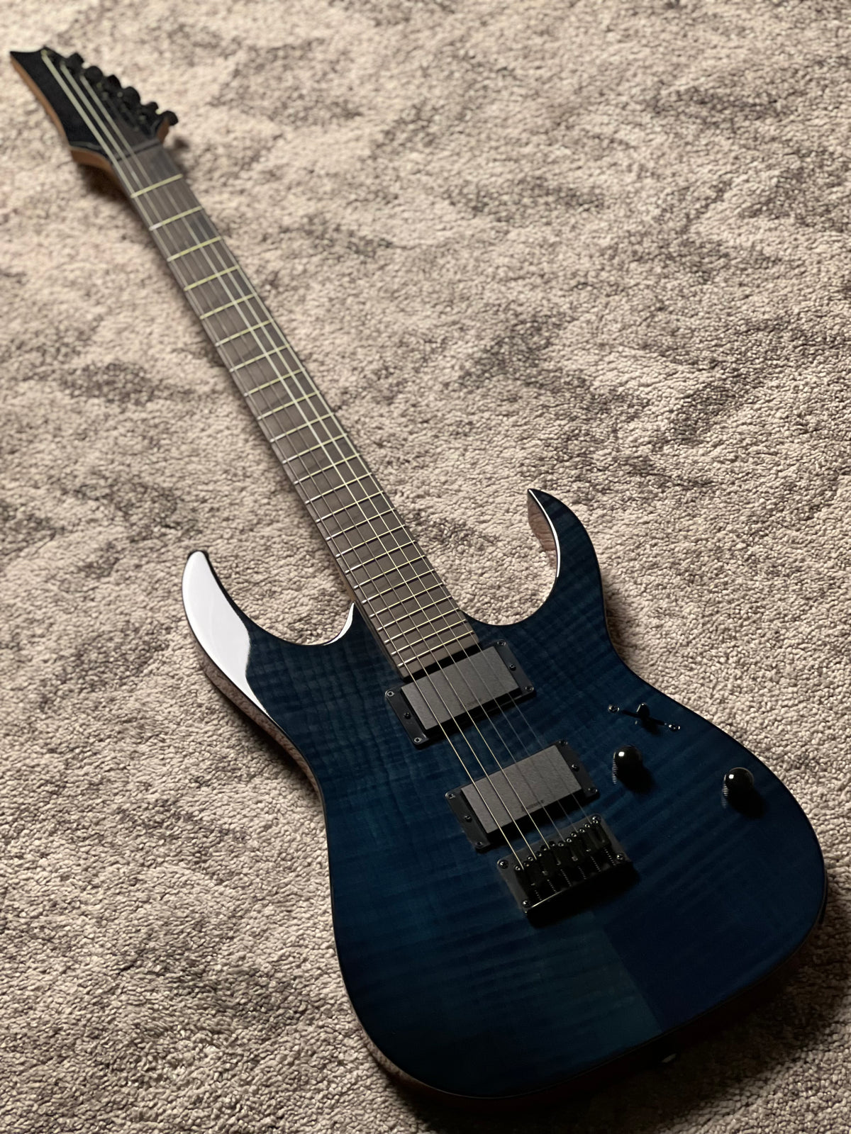 Ibanez GRGR221FA-TDK in Transparent Indigo Black