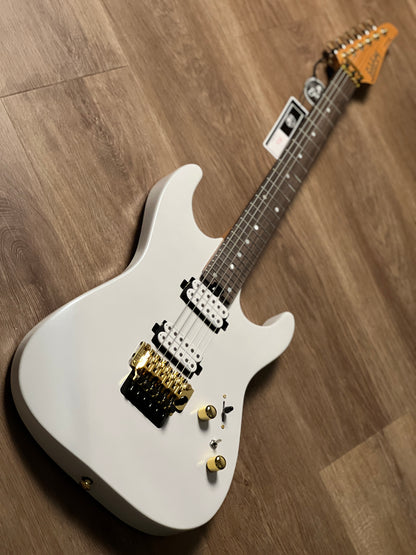 Soloking MS-1 Custom 24 HH FR Flat Top in Pearl White with Rosewood FB and Gold Hardware Nafiri Special Run