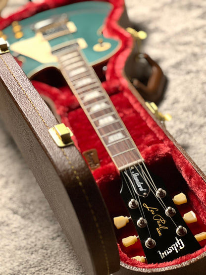 Gibson LP Standard 50s Plain Top in Inverness Green with Case 229830035
