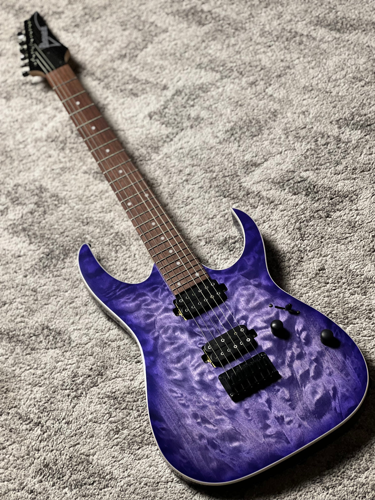 Ibanez RG421QM in Cerulean Blue Burst I260810430 (USED)
